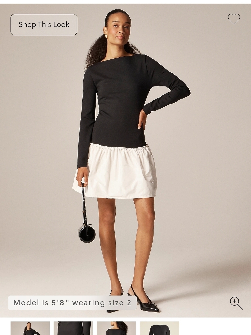 J. Crew Black Scoop Neck Top